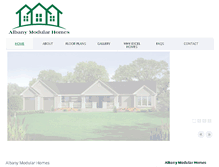 Tablet Screenshot of albanymodularhomes.com